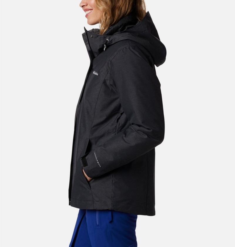 Columbia Whirlibird IV Interchange Women's Ski Jacket Black | NFOETC-412
