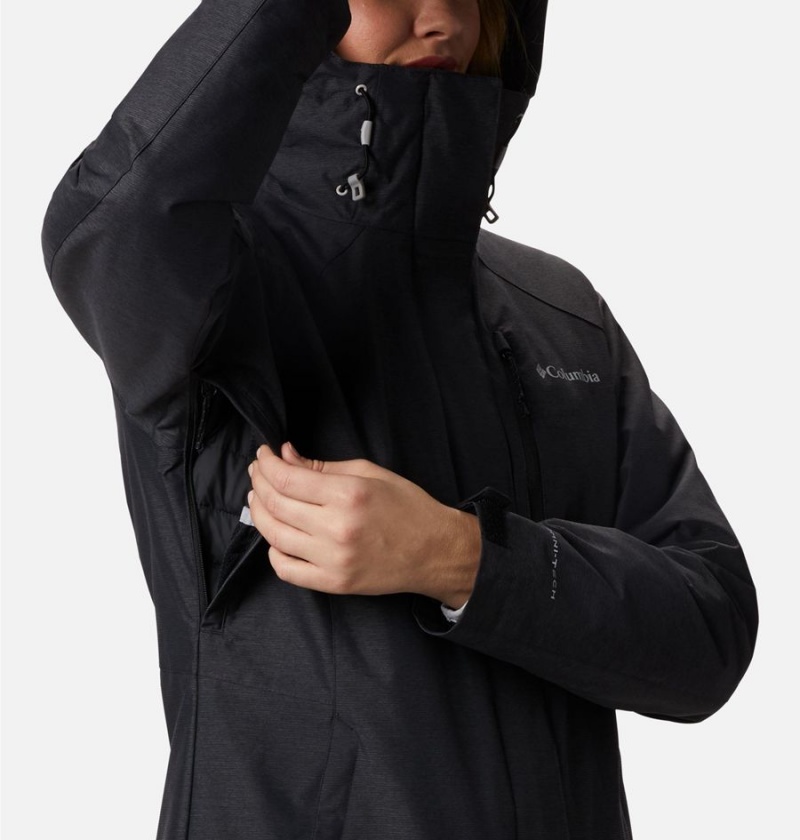 Columbia Whirlibird IV Interchange Women's Ski Jacket Black | NFOETC-412