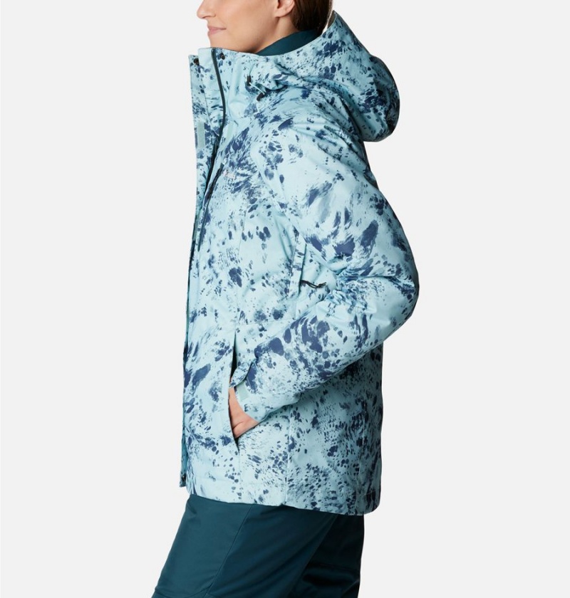 Columbia Whirlibird IV Interchange Women's Ski Jacket Turquoise | FMZVKS-597