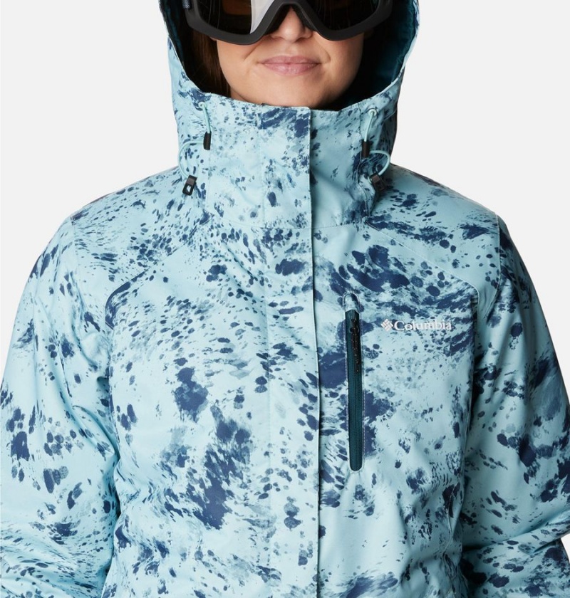 Columbia Whirlibird IV Interchange Women's Ski Jacket Turquoise | FMZVKS-597