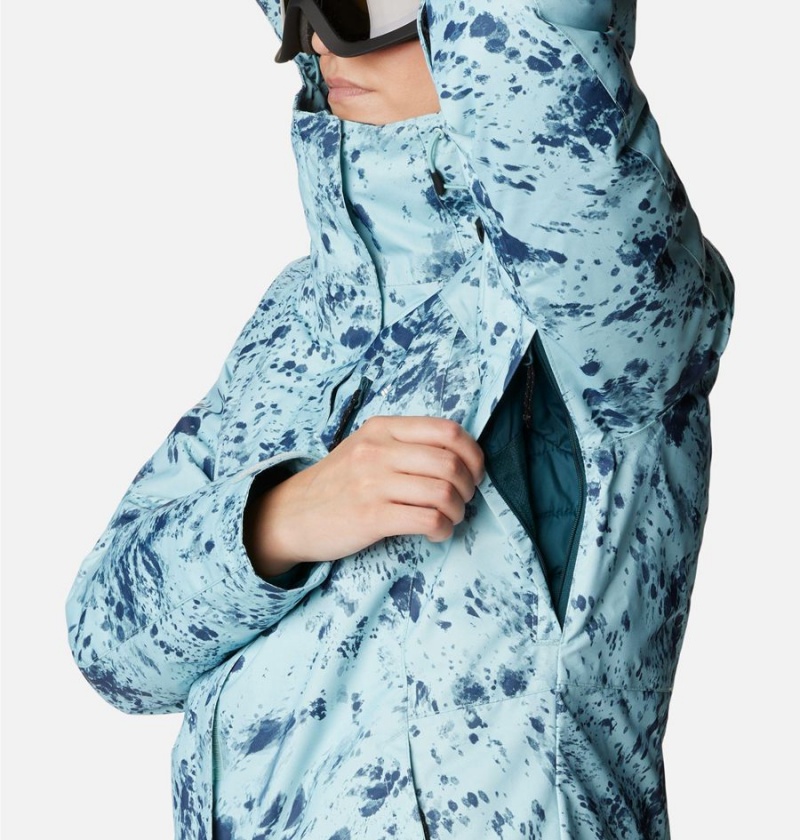 Columbia Whirlibird IV Interchange Women's Ski Jacket Turquoise | FMZVKS-597