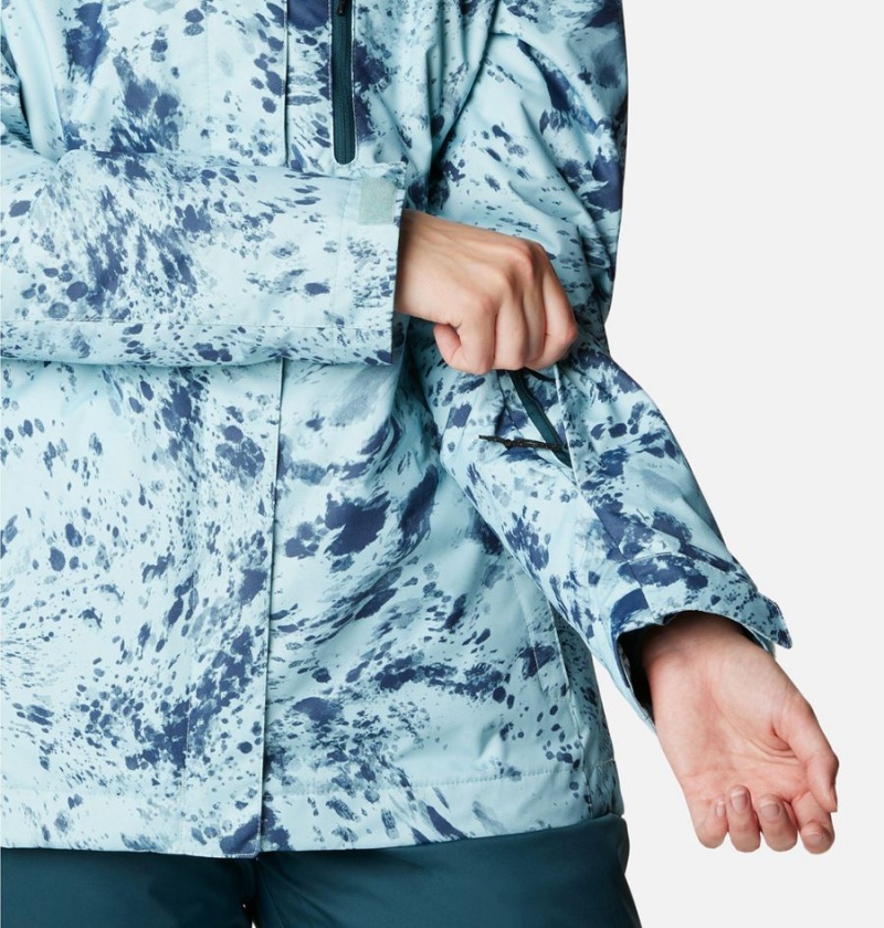 Columbia Whirlibird IV Interchange Women's Ski Jacket Turquoise | FMZVKS-597