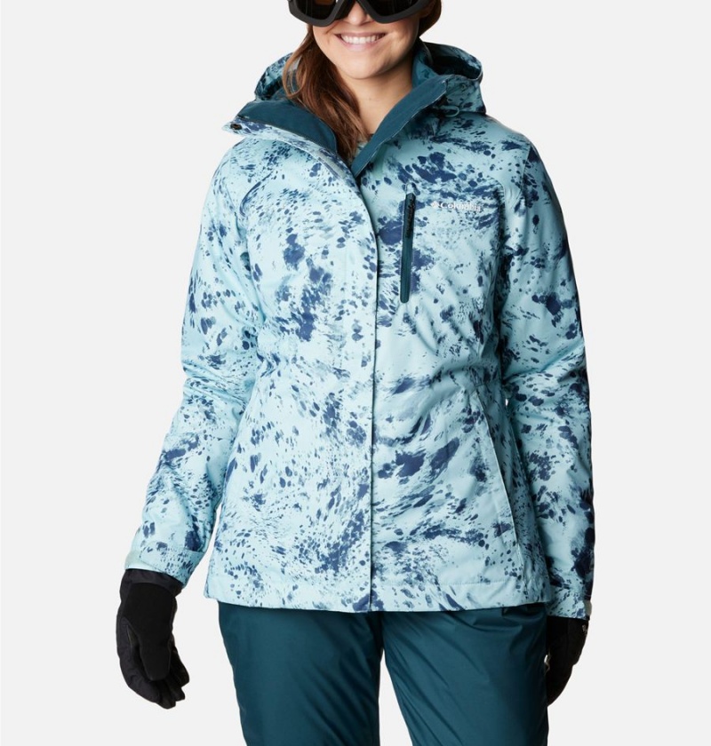 Columbia Whirlibird IV Interchange Women\'s Ski Jacket Turquoise | FMZVKS-597