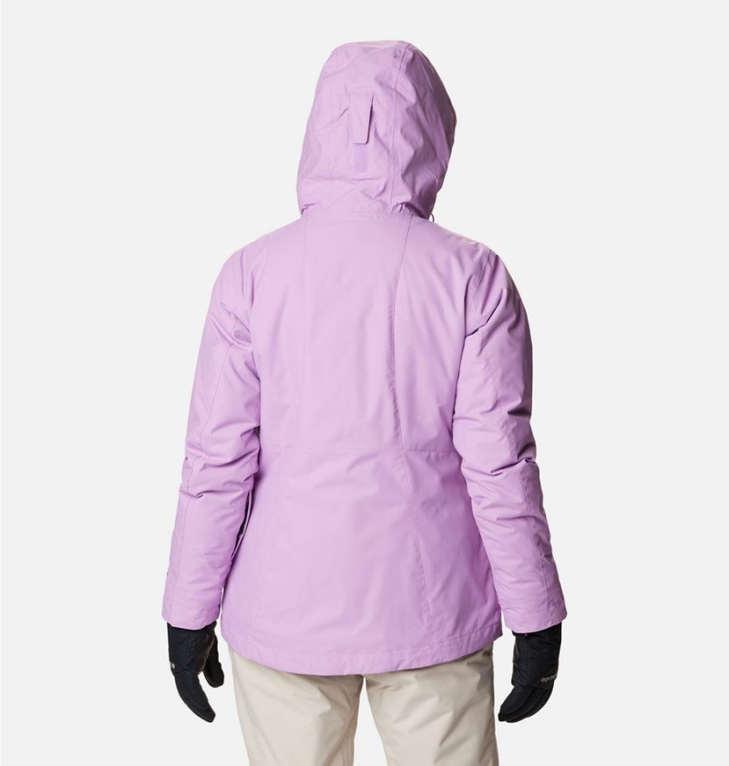 Columbia Whirlibird IV Interchange Women's Ski Jacket Purple | HVGWCO-483