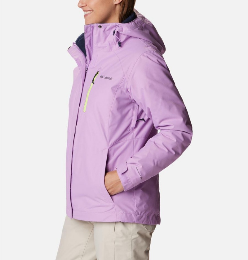 Columbia Whirlibird IV Interchange Women's Ski Jacket Purple | HVGWCO-483