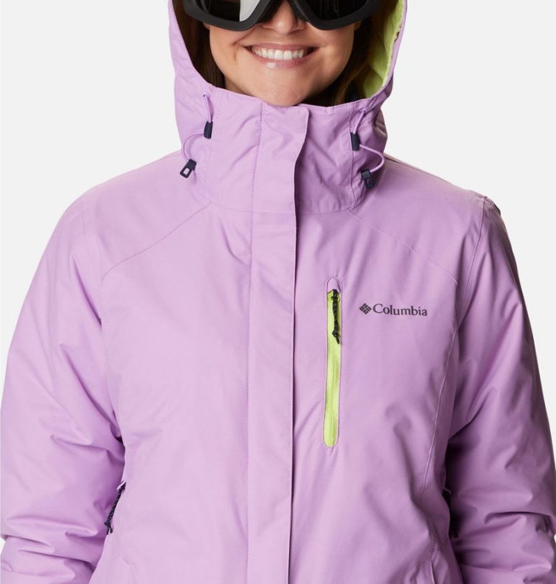Columbia Whirlibird IV Interchange Women's Ski Jacket Purple | HVGWCO-483