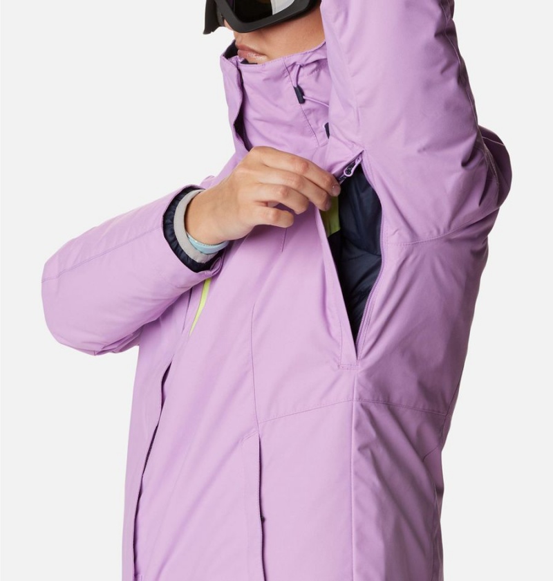 Columbia Whirlibird IV Interchange Women's Ski Jacket Purple | HVGWCO-483
