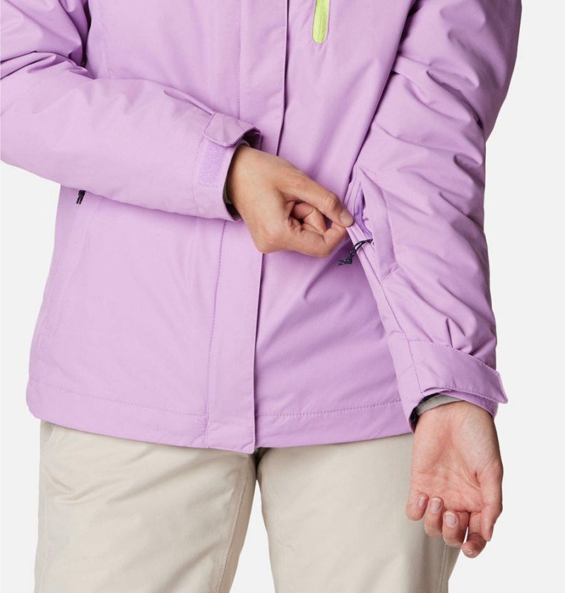 Columbia Whirlibird IV Interchange Women's Ski Jacket Purple | HVGWCO-483