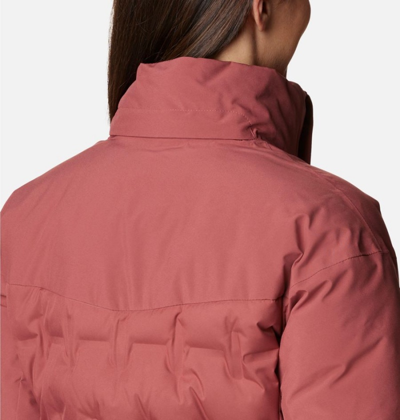 Columbia Wildcard III Down Women's Ski Jacket Coral | UEIBFG-546