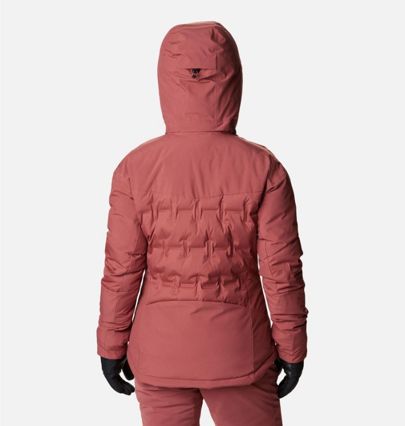 Columbia Wildcard III Down Women's Ski Jacket Coral | UEIBFG-546