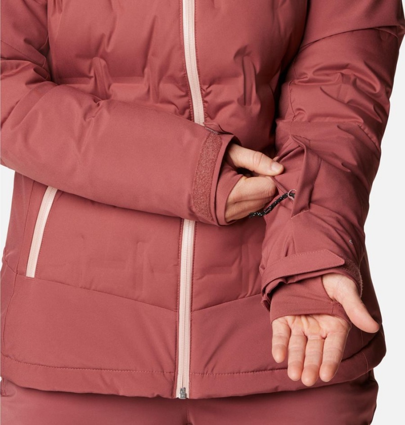 Columbia Wildcard III Down Women's Ski Jacket Coral | UEIBFG-546