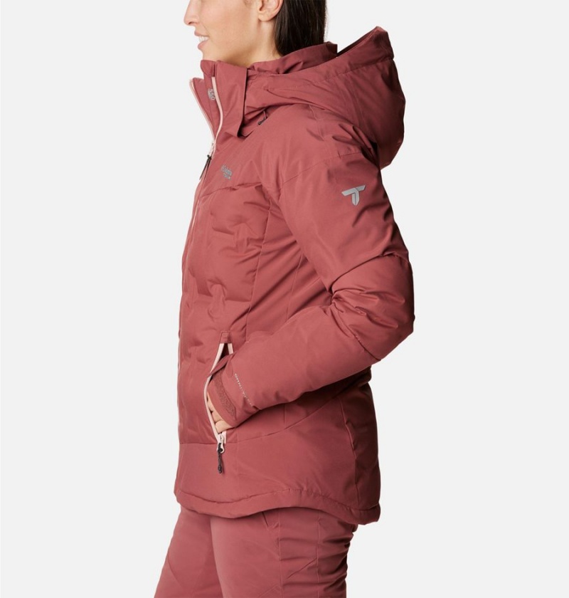 Columbia Wildcard III Down Women's Ski Jacket Coral | UEIBFG-546