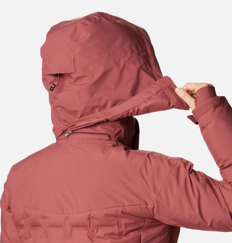 Columbia Wildcard III Down Women's Ski Jacket Coral | UEIBFG-546