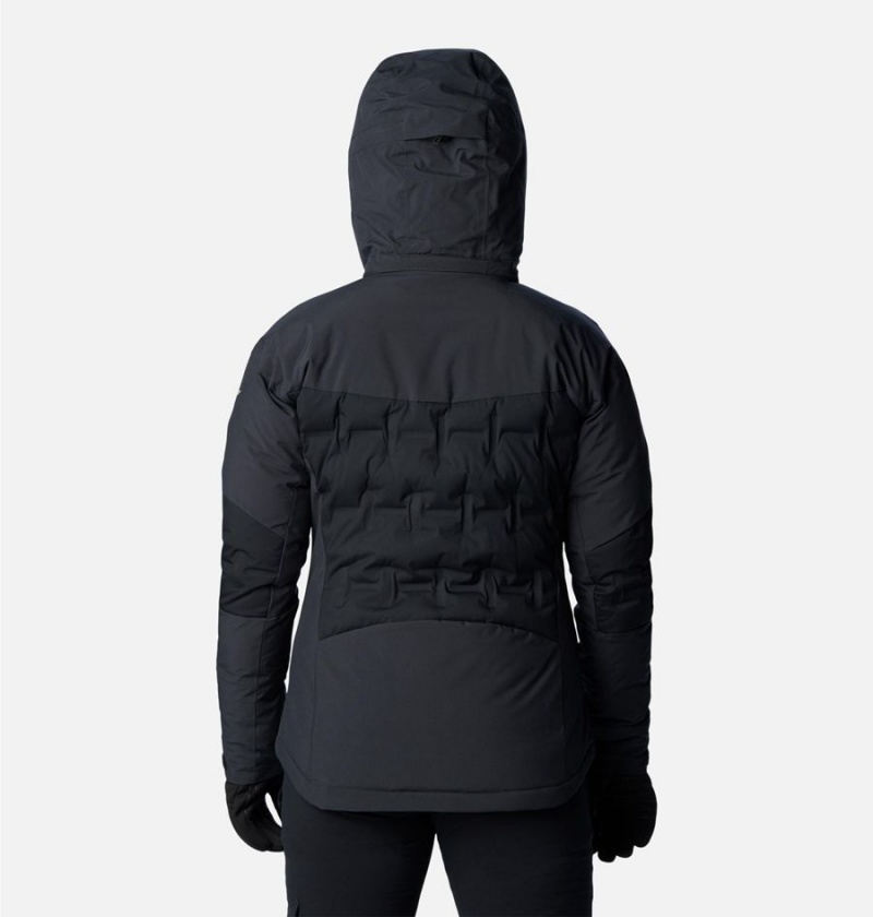 Columbia Wildcard III Down Women's Ski Jacket Black | QBOIZV-078