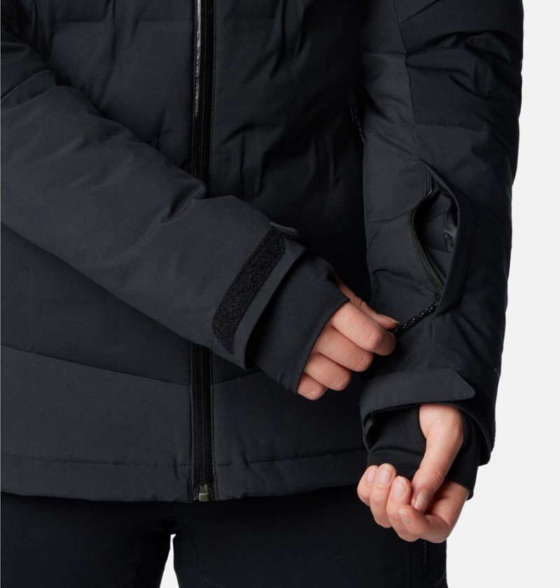Columbia Wildcard III Down Women's Ski Jacket Black | QBOIZV-078