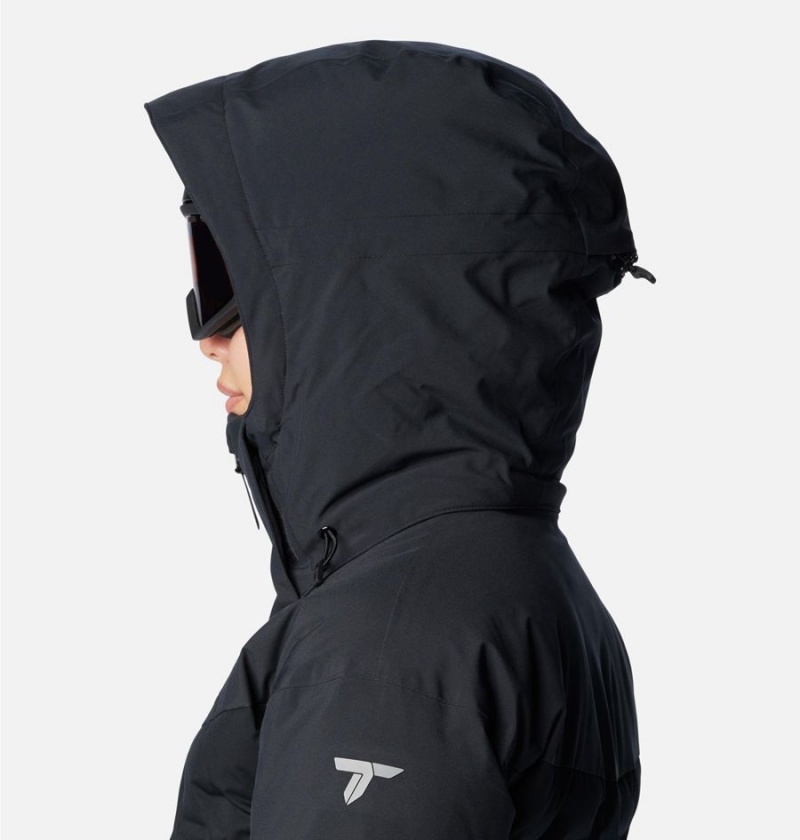Columbia Wildcard III Down Women's Ski Jacket Black | QBOIZV-078