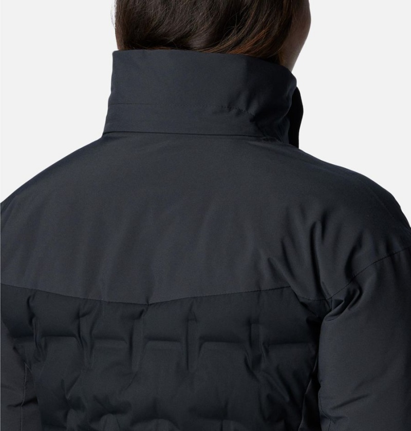 Columbia Wildcard III Down Women's Ski Jacket Black | QBOIZV-078