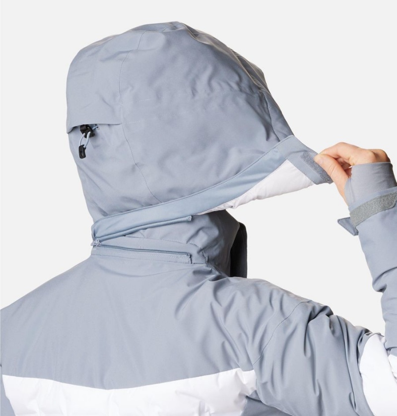 Columbia Wildcard III Down Women's Ski Jacket White | TDOXPU-839