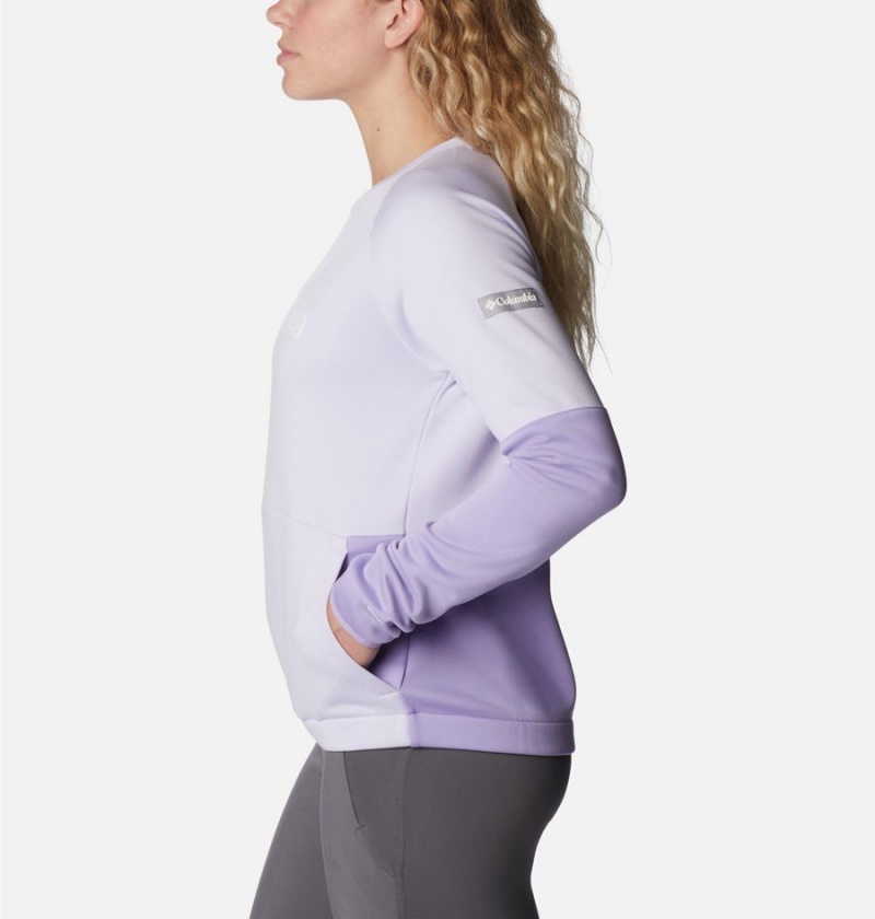 Columbia Windgates Crew Sweatshirt Women's Pullover Purple | SRQHTI-582
