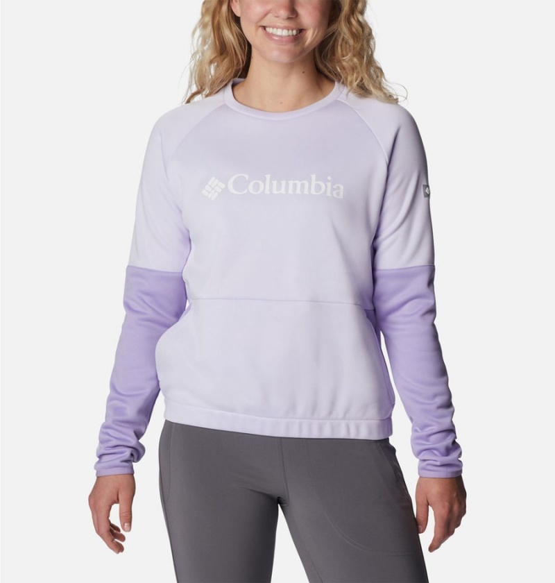 Columbia Windgates Crew Sweatshirt Women\'s Pullover Purple | SRQHTI-582