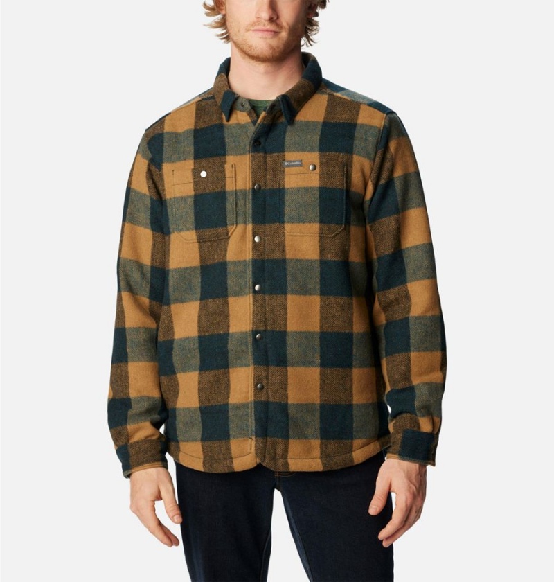 Columbia Windward II Jacket Men's Shirt Yellow | QJYTSK-815
