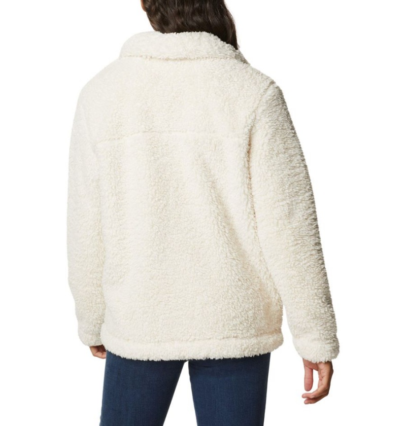 Columbia Winter Pass Sherpa Full Zip Women's Fleece Jacket White | ZYAPTD-237