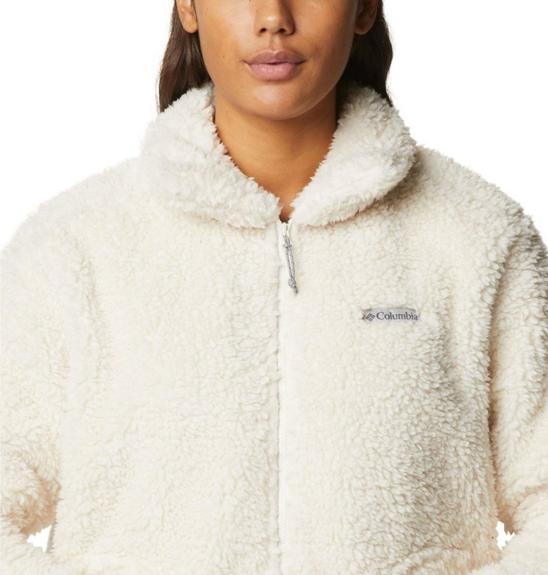 Columbia Winter Pass Sherpa Full Zip Women's Fleece Jacket White | ZYAPTD-237