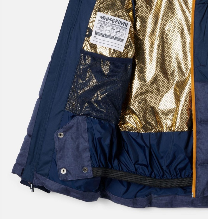 Columbia Winter Powder II Quilted Kids' Jacket Navy | WKSPYC-083