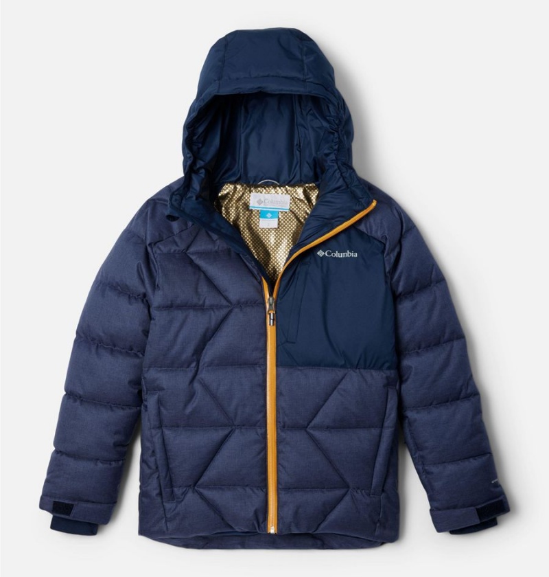 Columbia Winter Powder II Quilted Kids\' Jacket Navy | WKSPYC-083