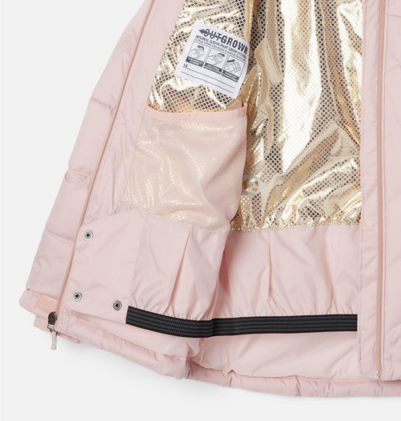 Columbia Winter Powder II Quilted Kids' Jacket Pink | ZNDYGR-620