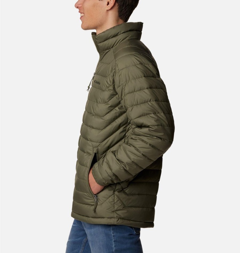 Columbia Wolf Creek Falls Insulated Men's Puffer Jacket Green | GCQBIA-328