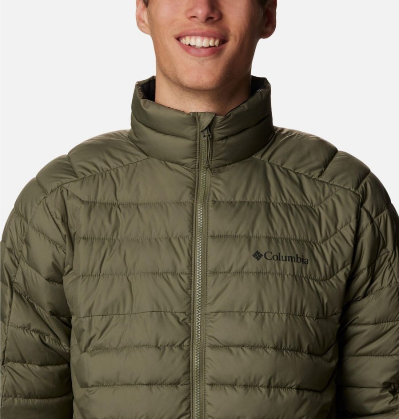 Columbia Wolf Creek Falls Insulated Men's Puffer Jacket Green | GCQBIA-328