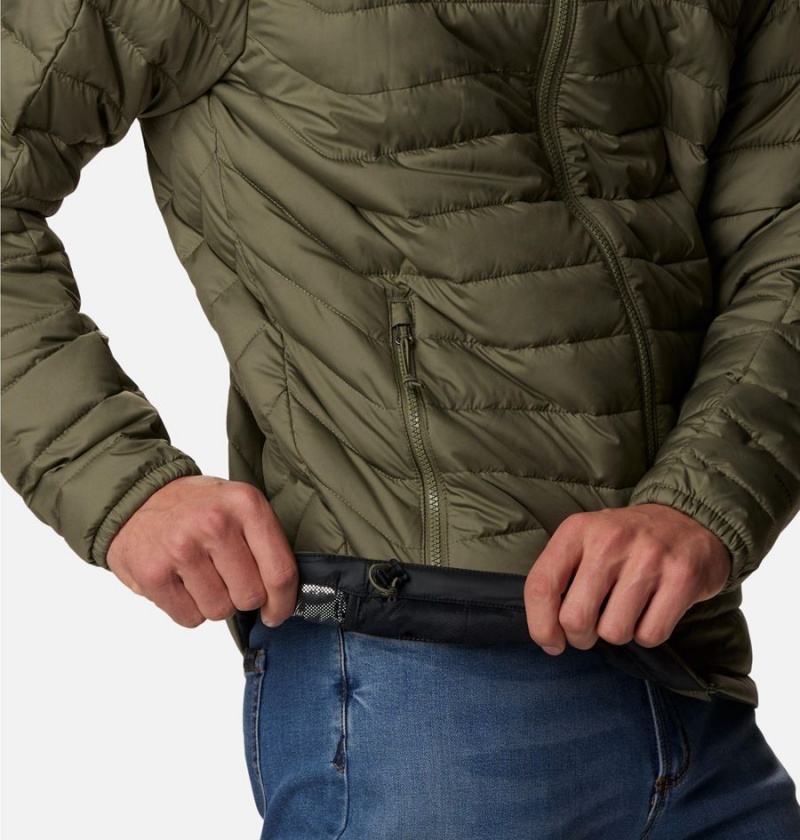 Columbia Wolf Creek Falls Insulated Men's Puffer Jacket Green | GCQBIA-328