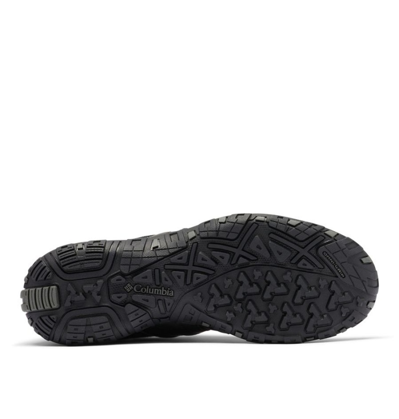 Columbia Woodburn II Waterproof Omni Heat Men's Hiking Shoes Black | TLNJRA-193