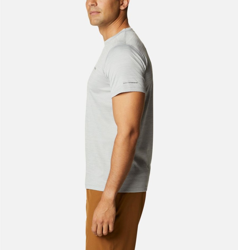 Columbia Zero Rules Short Sleeve - Active Fit Men's T-Shirt Grey | QKXNYF-413