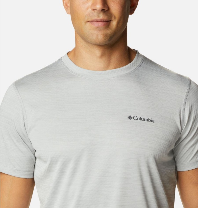 Columbia Zero Rules Short Sleeve - Active Fit Men's T-Shirt Grey | QKXNYF-413
