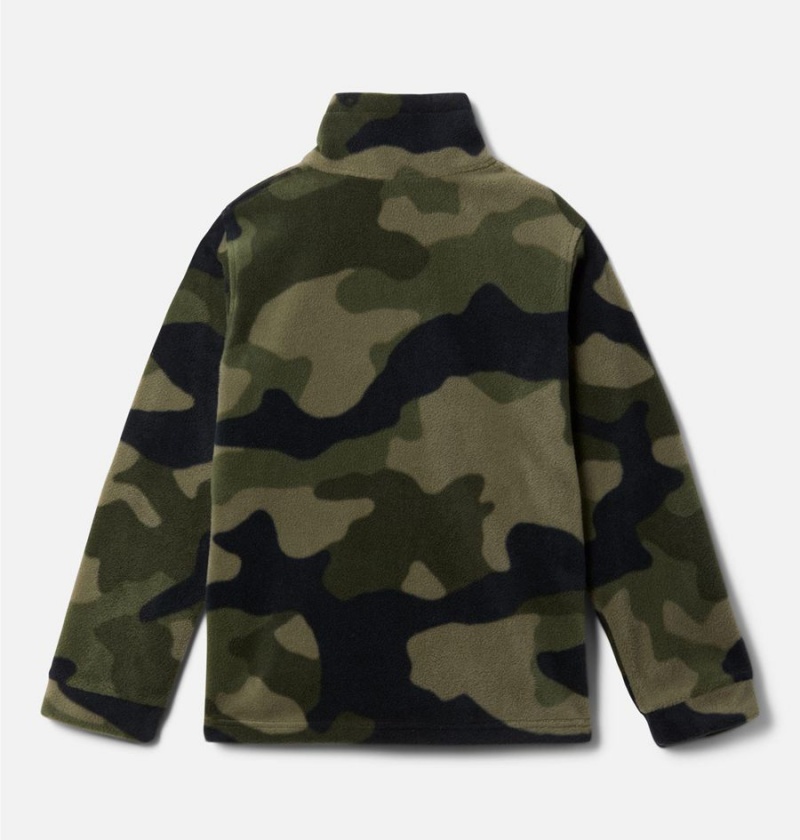 Columbia Zing III Printed Fleece Kids' Jacket Green | TLYVDW-174