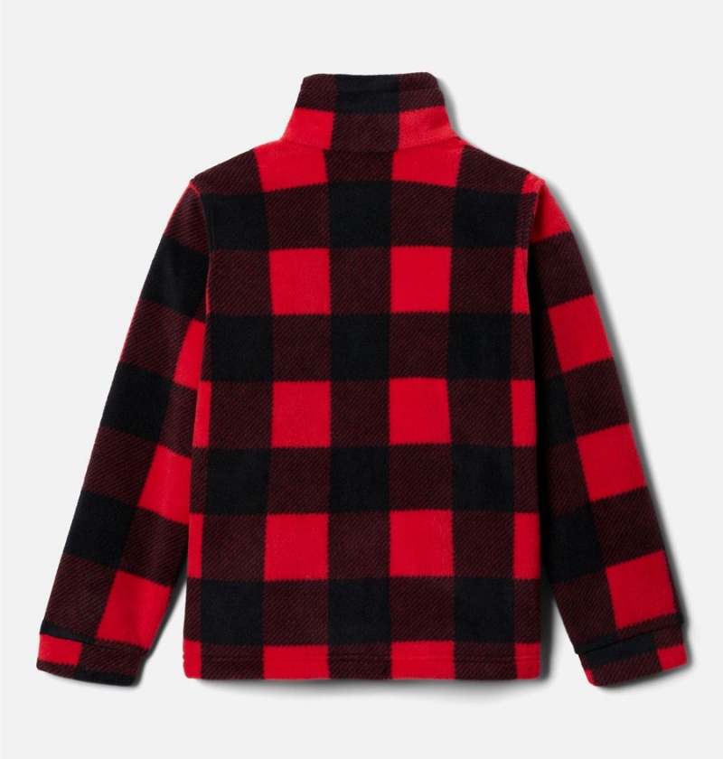 Columbia Zing III Printed Fleece Kids' Jacket Red | UDMSYN-516