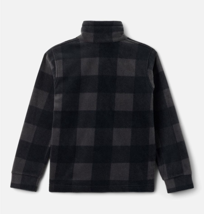 Columbia Zing III Printed Fleece Kids' Jacket Black | YNPZWA-250