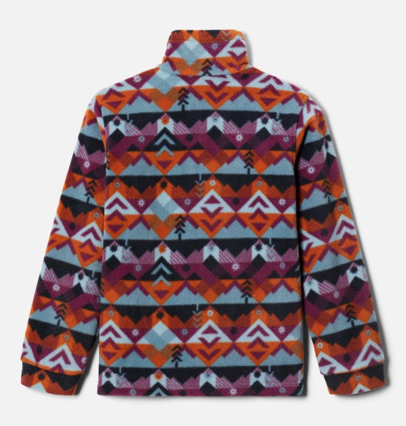 Columbia Zing III Printed Fleece Kids' Jacket Red | CRDTBW-904